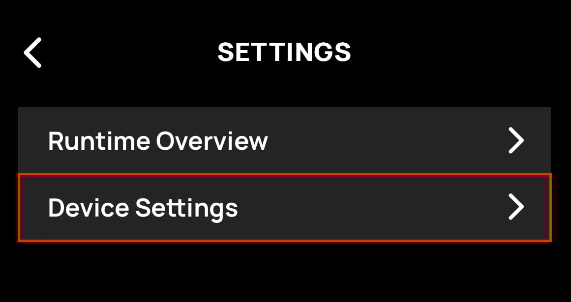 What do the icons mean in the App?